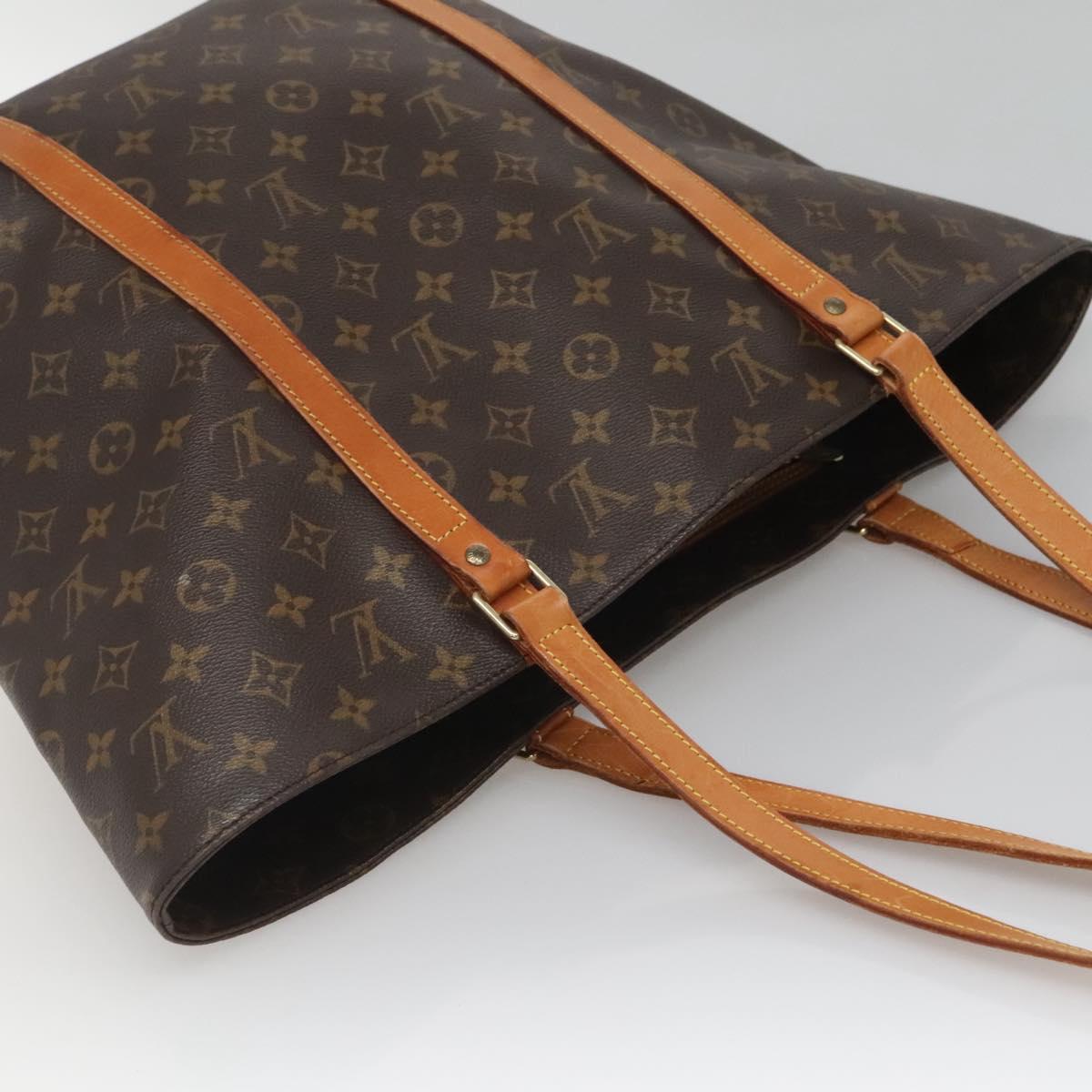 LOUIS VUITTON Monogram Sac Shopping Tote Bag M51108 LV Auth 123056