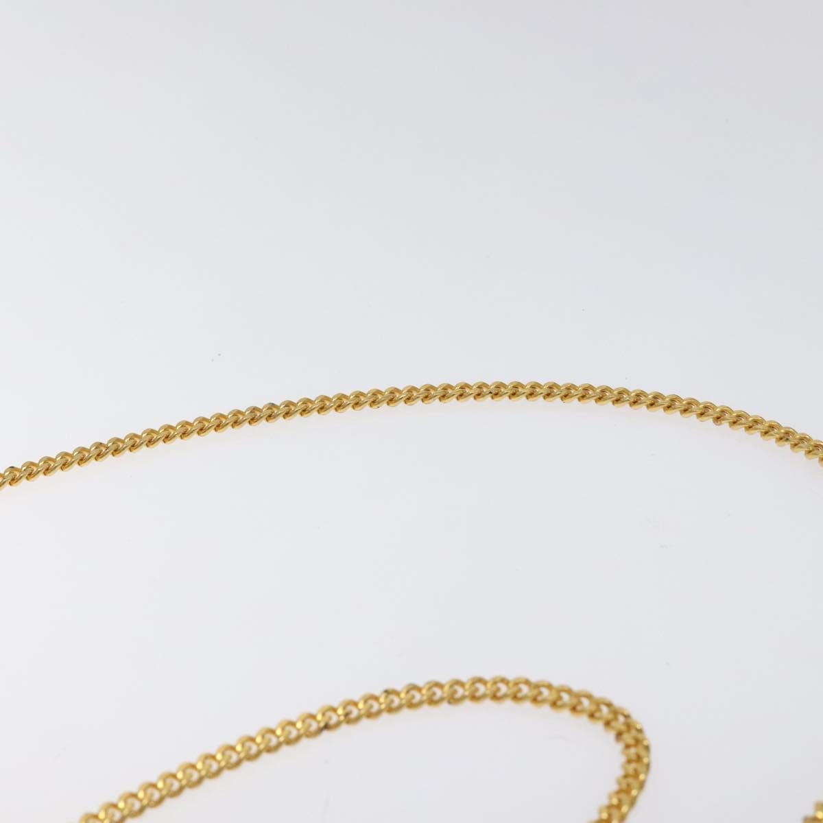 BALLY Quilted Chain Shoulder Bag Leather Bordeaux Gold Auth 123134