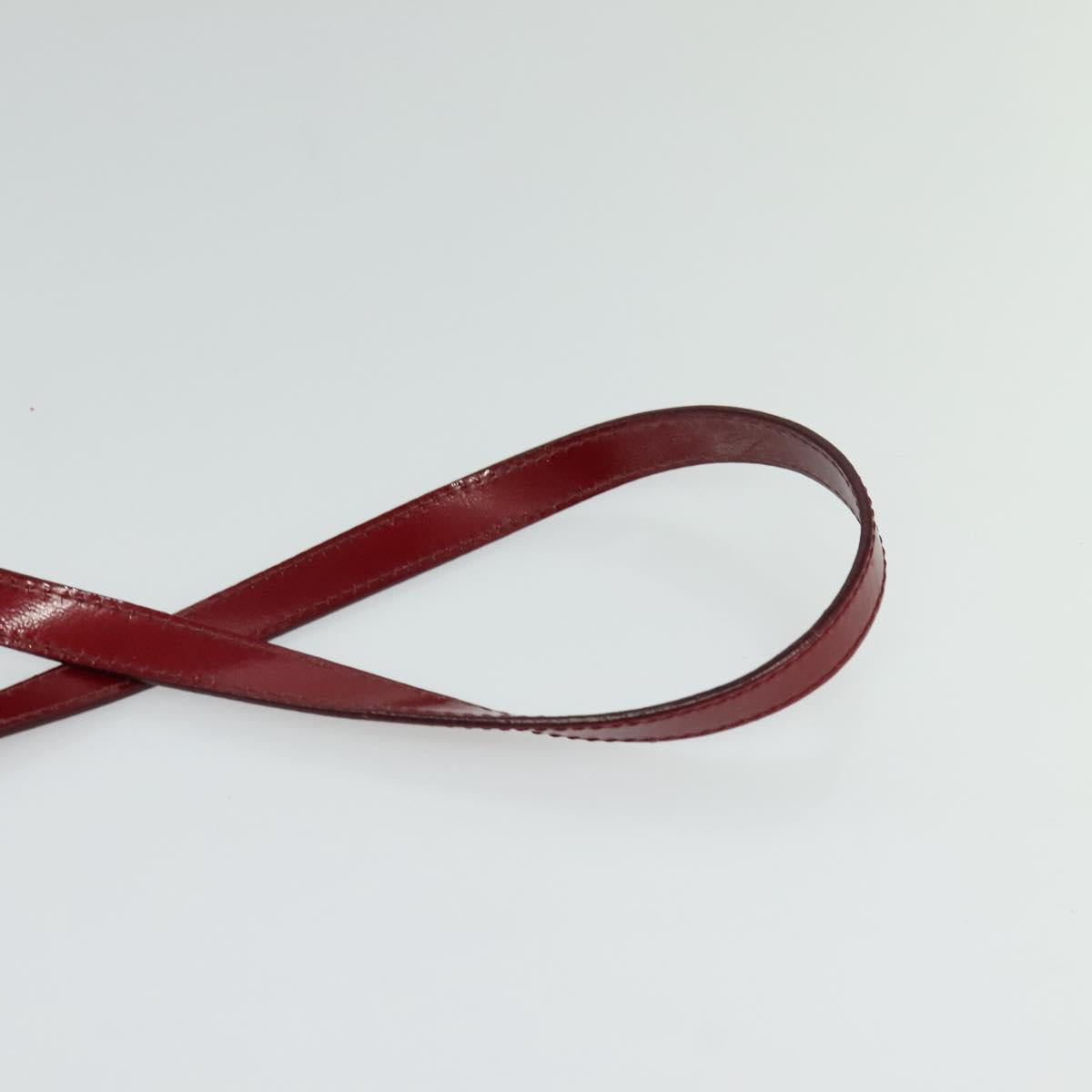 CELINE Macadam Canvas Shoulder Bag Beige Gold Auth 123145