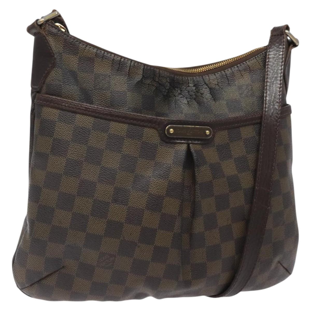 LOUIS VUITTON Damier Ebene Bloomsbury PM Shoulder Bag N42251 LV Auth 123159