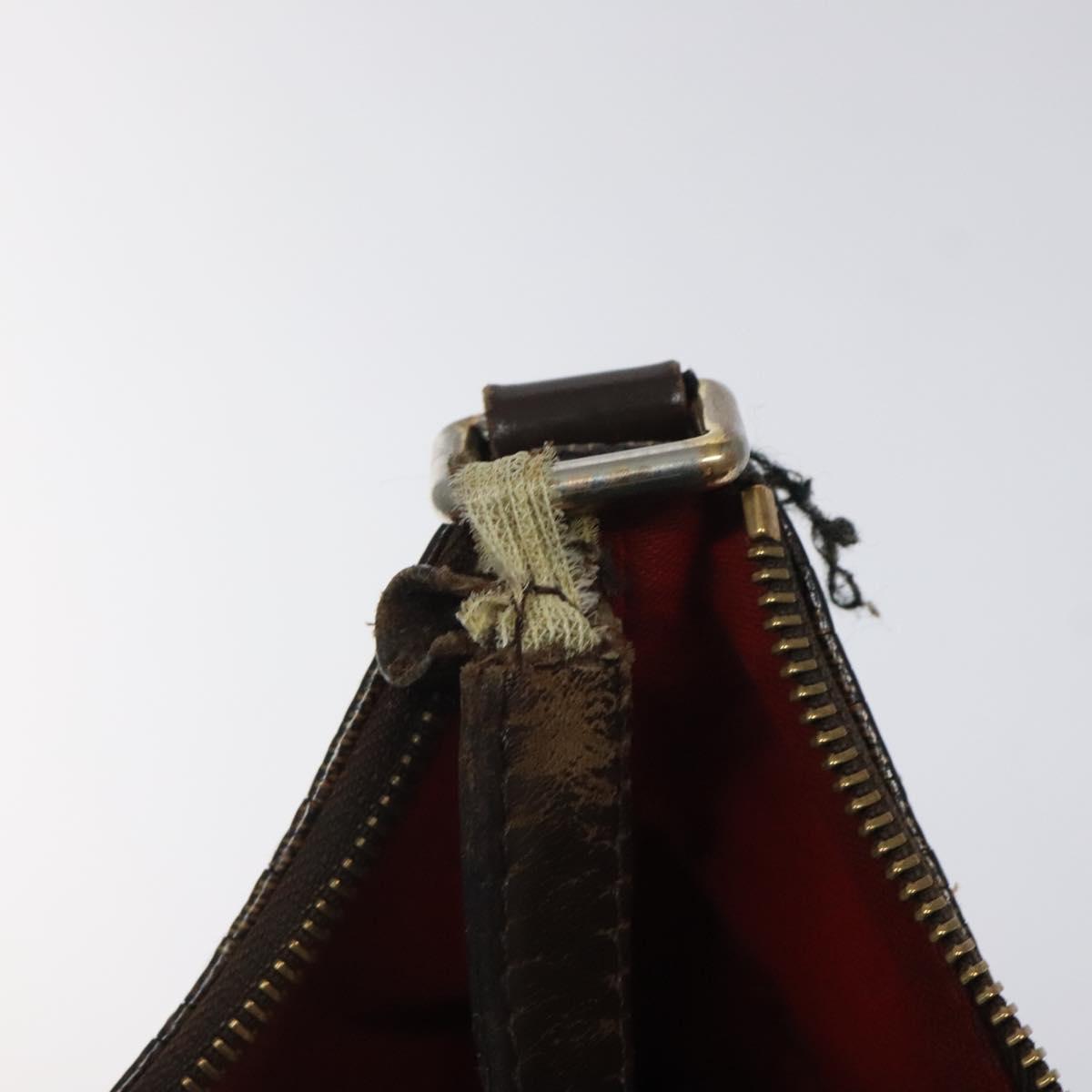 LOUIS VUITTON Damier Ebene Bloomsbury PM Shoulder Bag N42251 LV Auth 123175