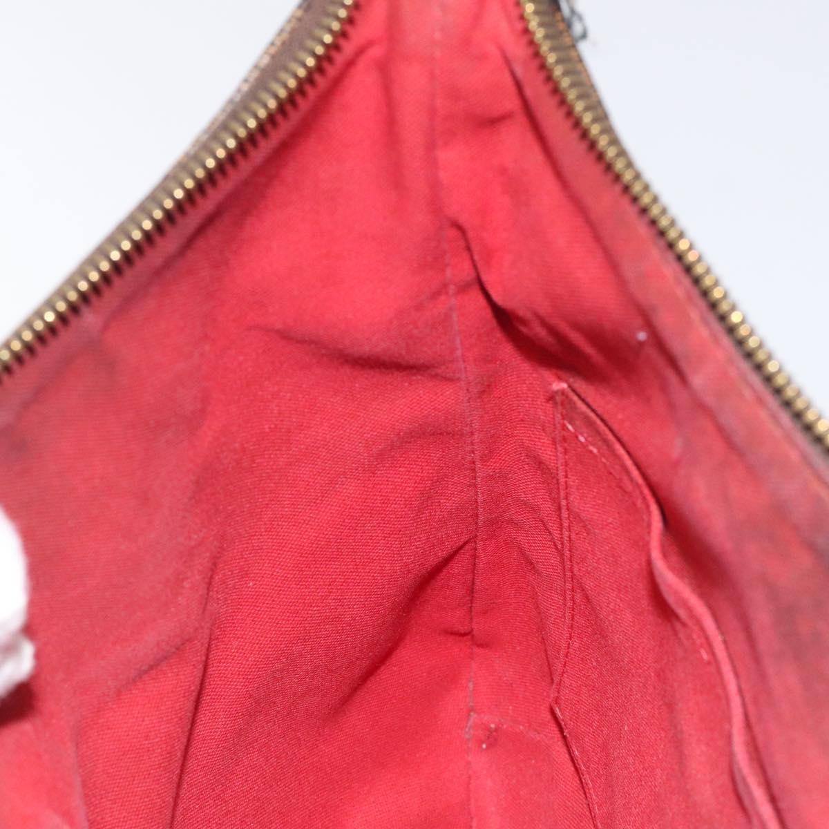 LOUIS VUITTON Damier Ebene Bloomsbury PM Shoulder Bag N42251 LV Auth 123175