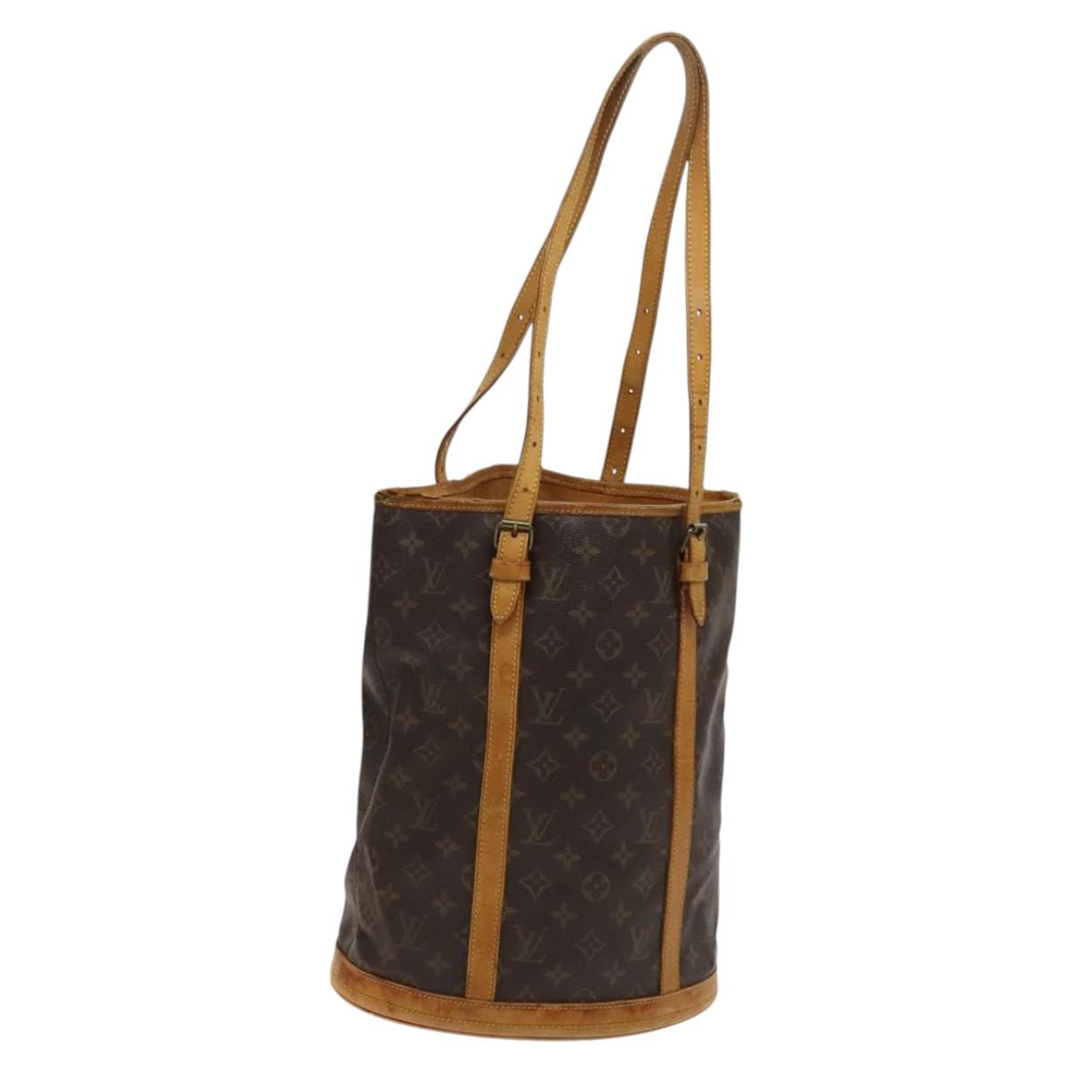 LOUIS VUITTON Monogram Bucket GM Shoulder Bag Vintage M42236 LV Auth 123180