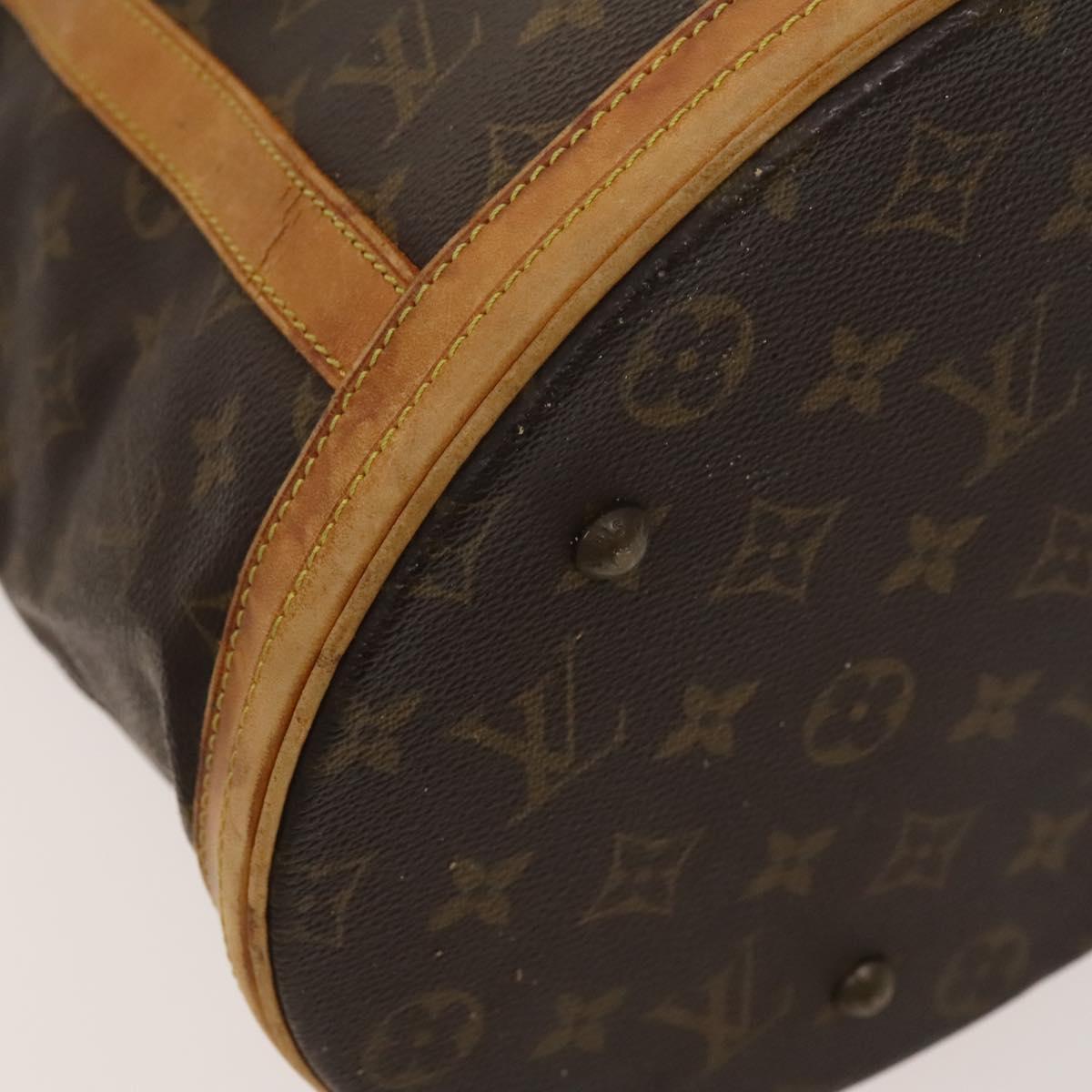 LOUIS VUITTON Monogram Bucket GM Shoulder Bag Vintage M42236 LV Auth 123180