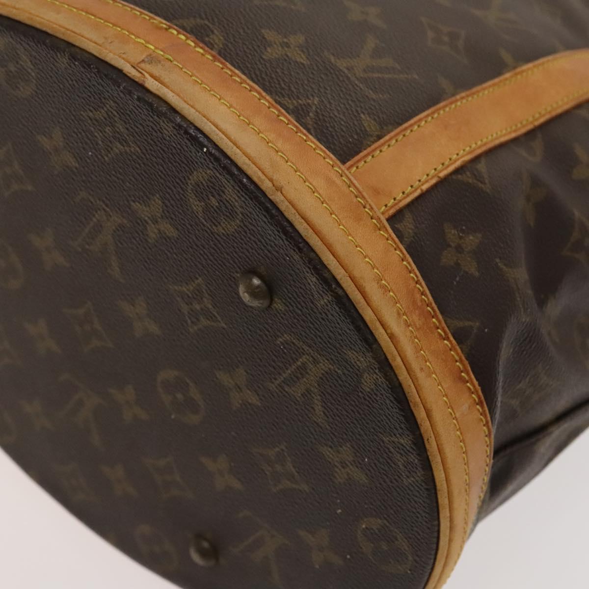 LOUIS VUITTON Monogram Bucket GM Shoulder Bag Vintage M42236 LV Auth 123180