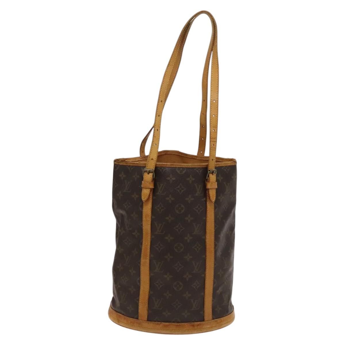LOUIS VUITTON Monogram Bucket GM Shoulder Bag Vintage M42236 LV Auth 123180