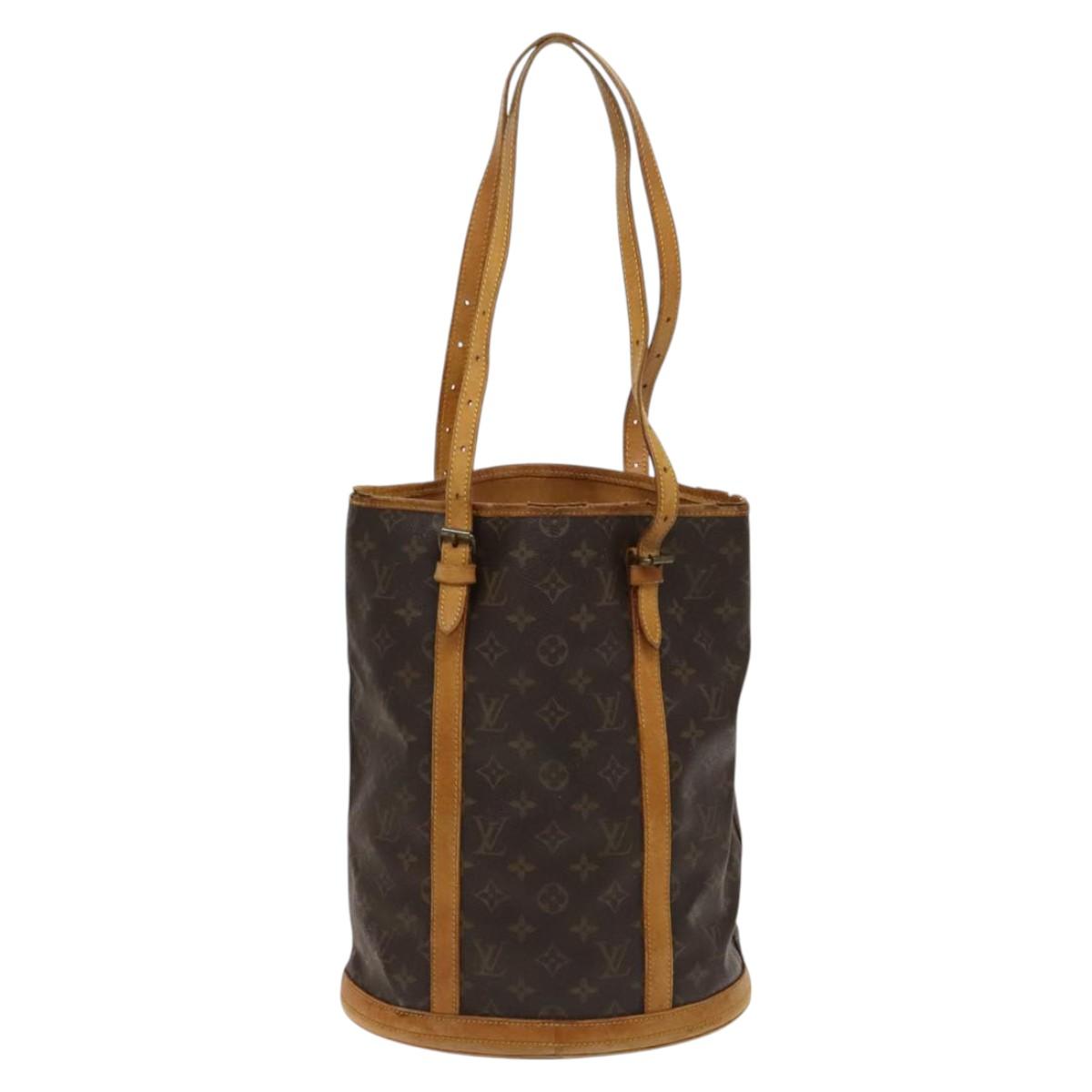 LOUIS VUITTON Monogram Bucket GM Shoulder Bag Vintage M42236 LV Auth 123180