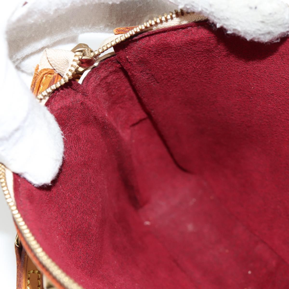 LOUIS VUITTON Multicolor Pochette Accessoires Pouch White M92649 Auth 123204V