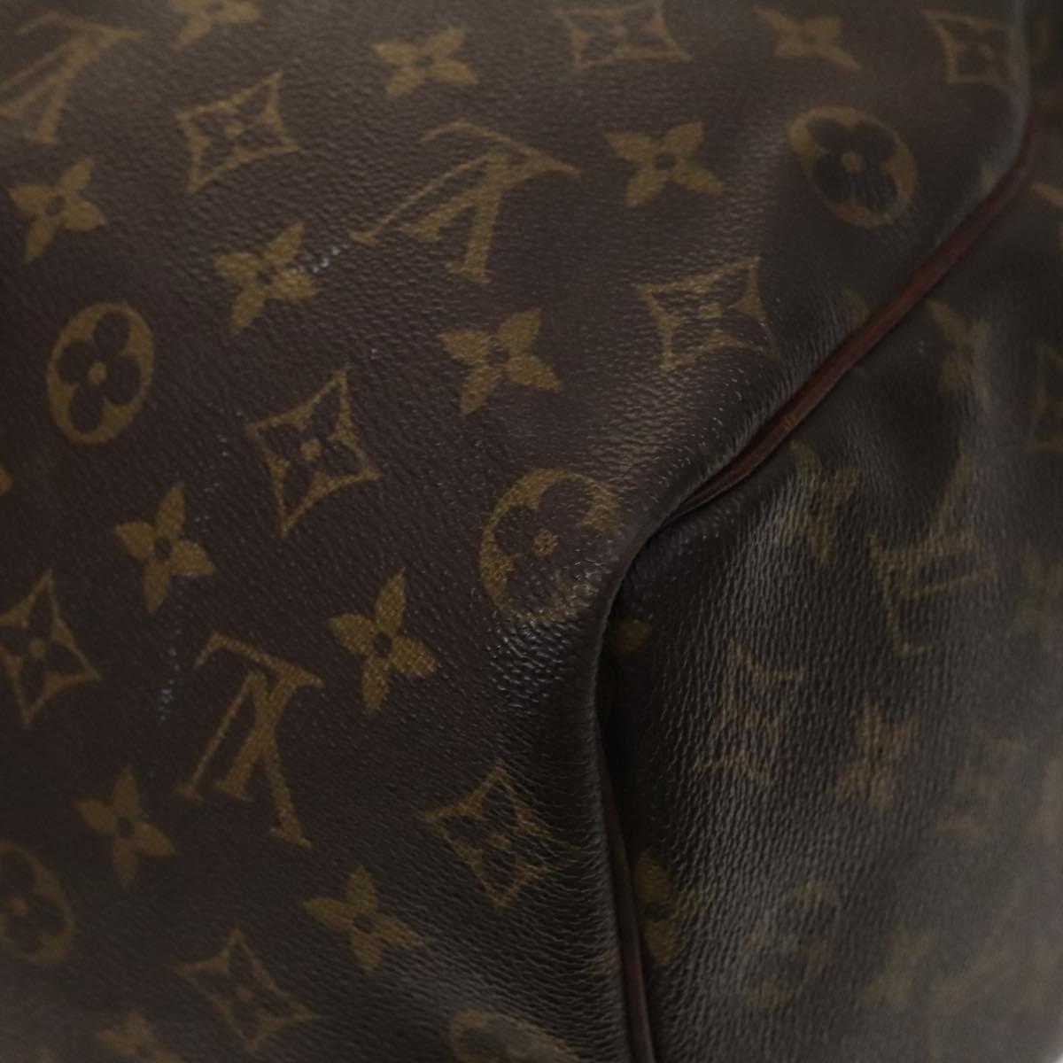 LOUIS VUITTON Monogram Keepall 55 Boston Bag M41424 LV Auth 123237