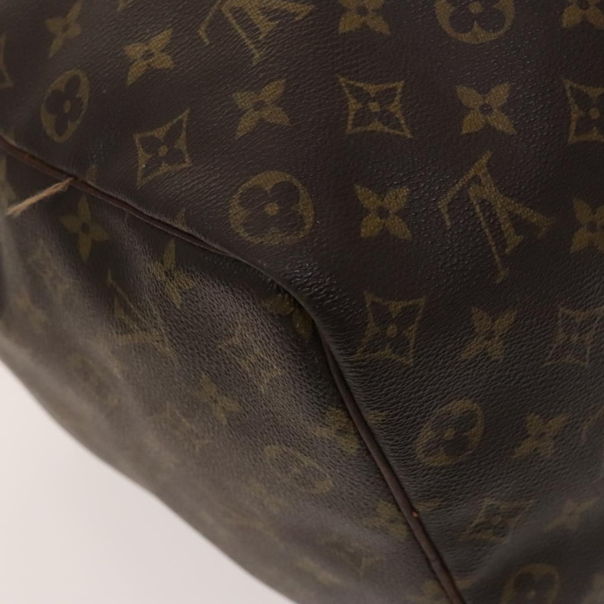 LOUIS VUITTON Monogram Keepall 55 Boston Bag M41424 LV Auth 123237
