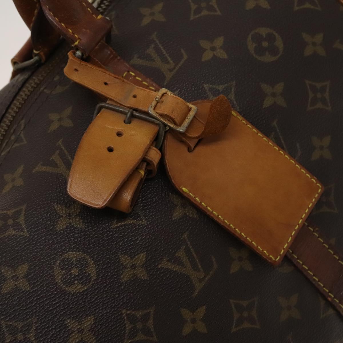 LOUIS VUITTON Monogram Keepall 55 Boston Bag M41424 LV Auth 123237