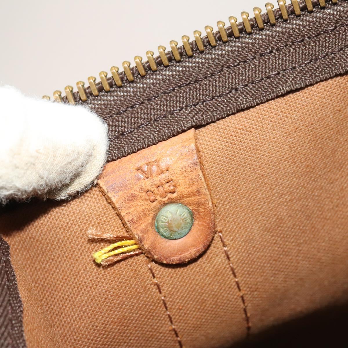 LOUIS VUITTON Monogram Keepall 55 Boston Bag M41424 LV Auth 123237