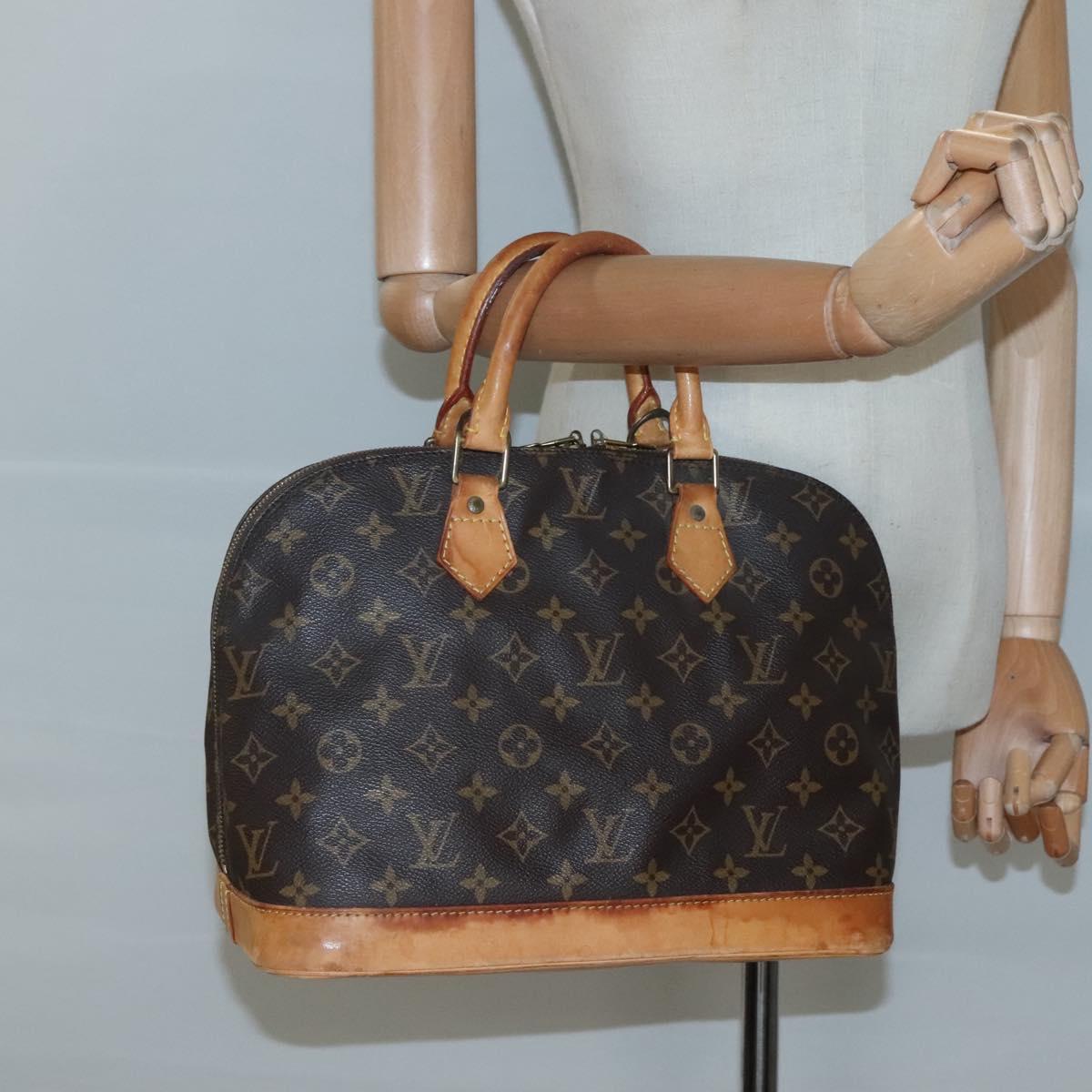 LOUIS VUITTON Monogram Alma Hand Bag M51130 LV Auth 123245