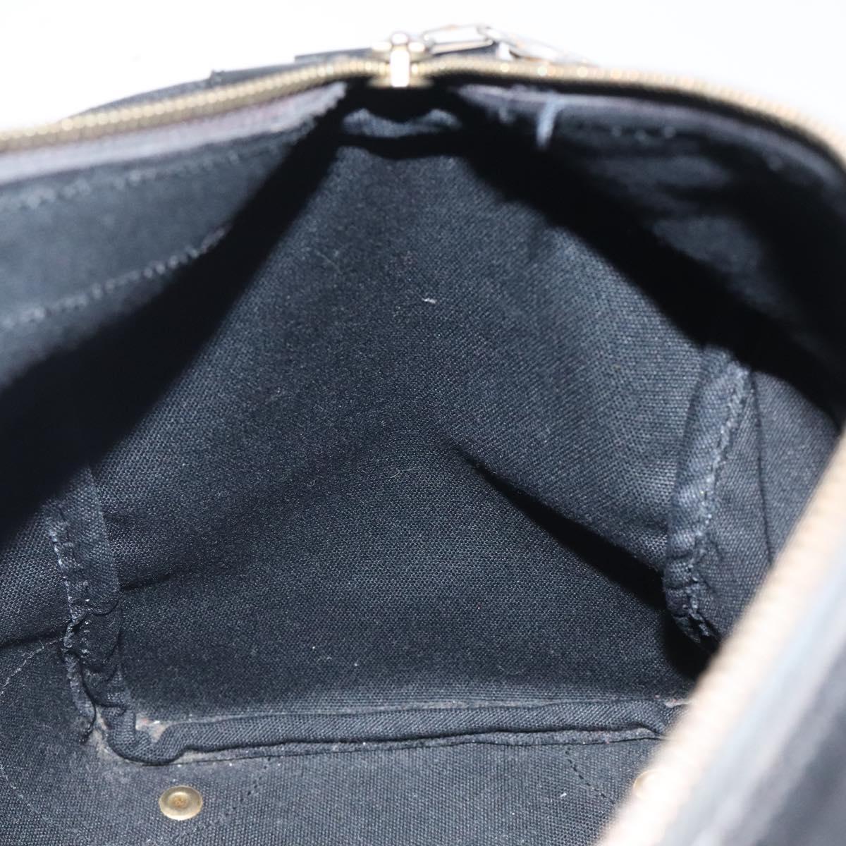 CELINE C Sulky Hand Bag Canvas Black Auth 123260