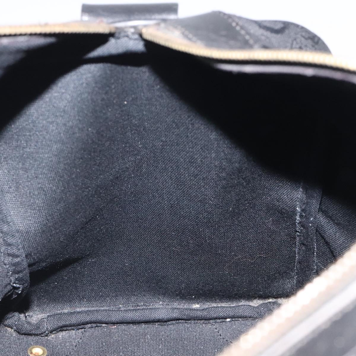 CELINE C Sulky Hand Bag Canvas Black Auth 123260