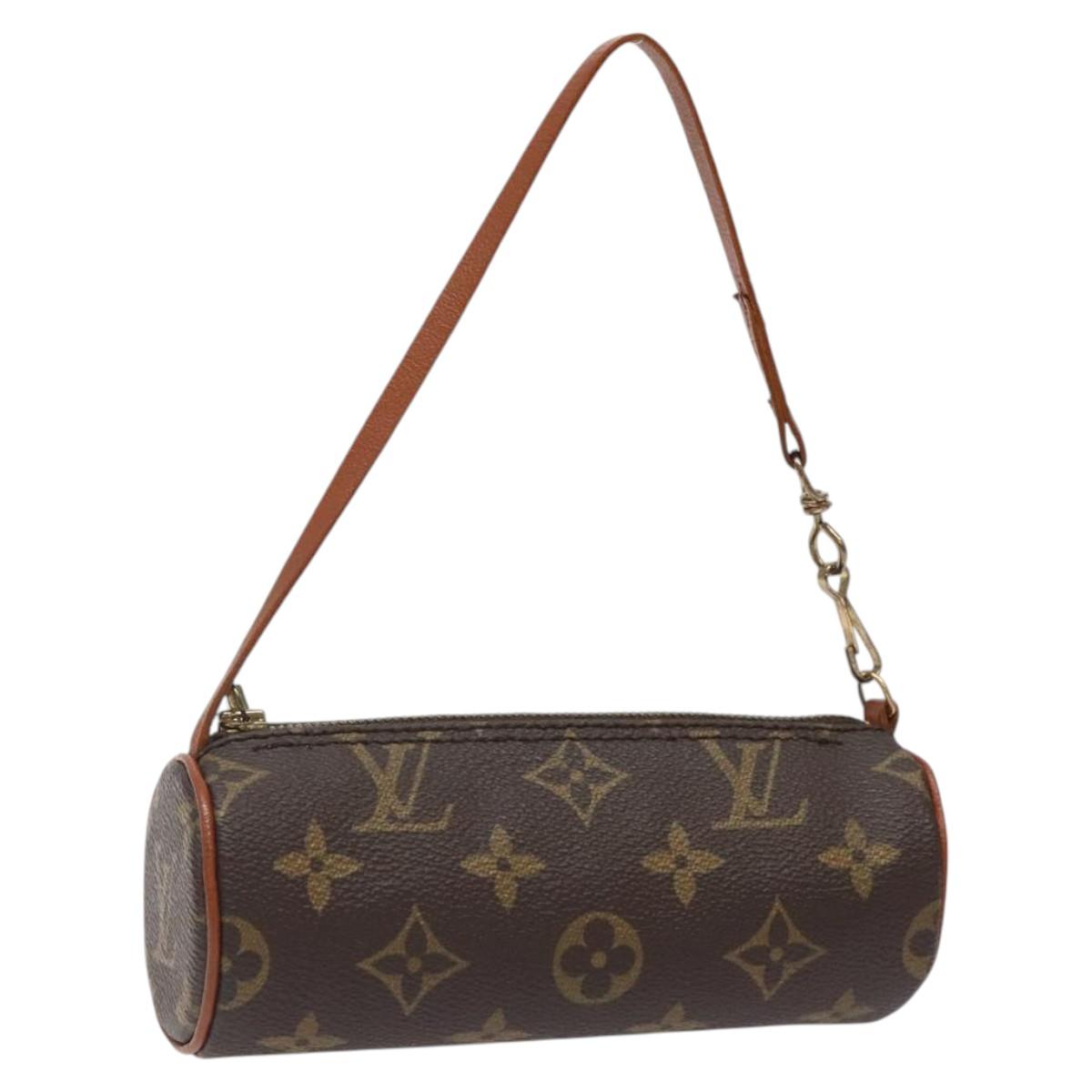 LOUIS VUITTON Monogram Papillon Pouch LV Auth 123273