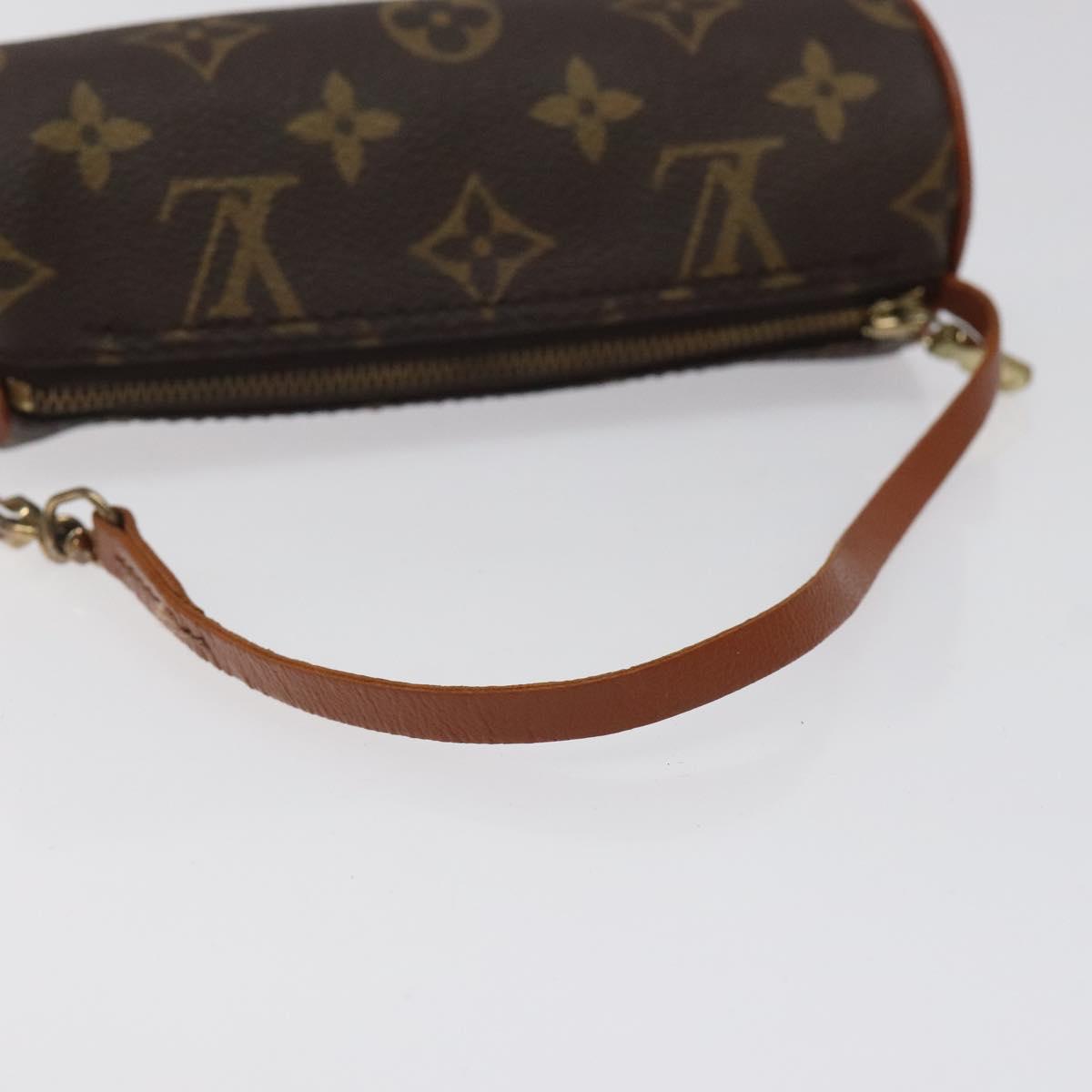 LOUIS VUITTON Monogram Papillon Pouch LV Auth 123273