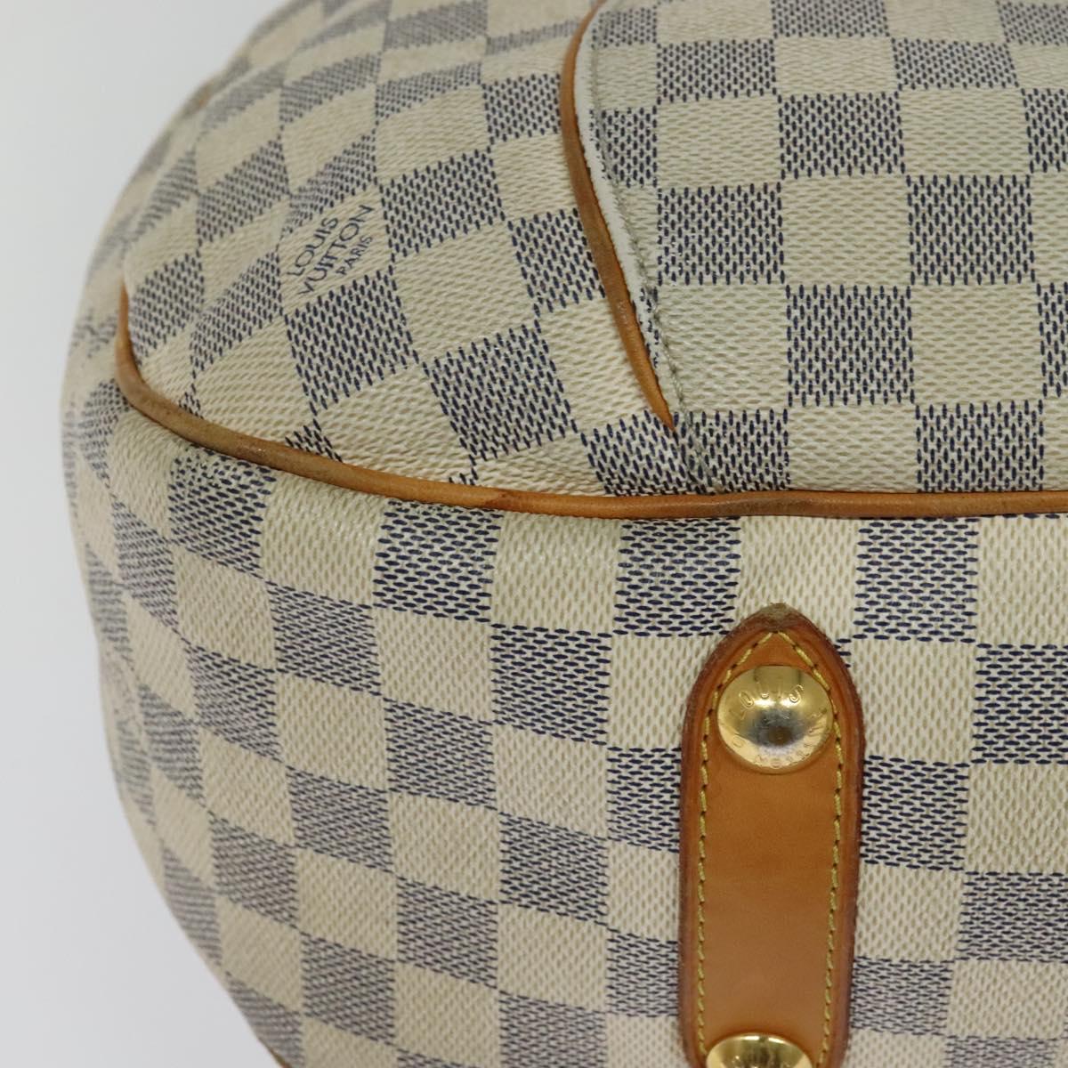 LOUIS VUITTON Damier Azur Galliera PM Shoulder Bag N55215 LV Auth 123282