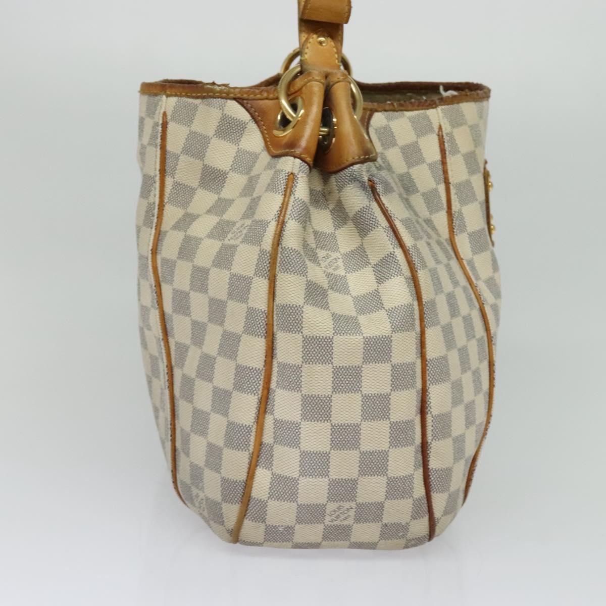 LOUIS VUITTON Damier Azur Galliera PM Shoulder Bag N55215 LV Auth 123282