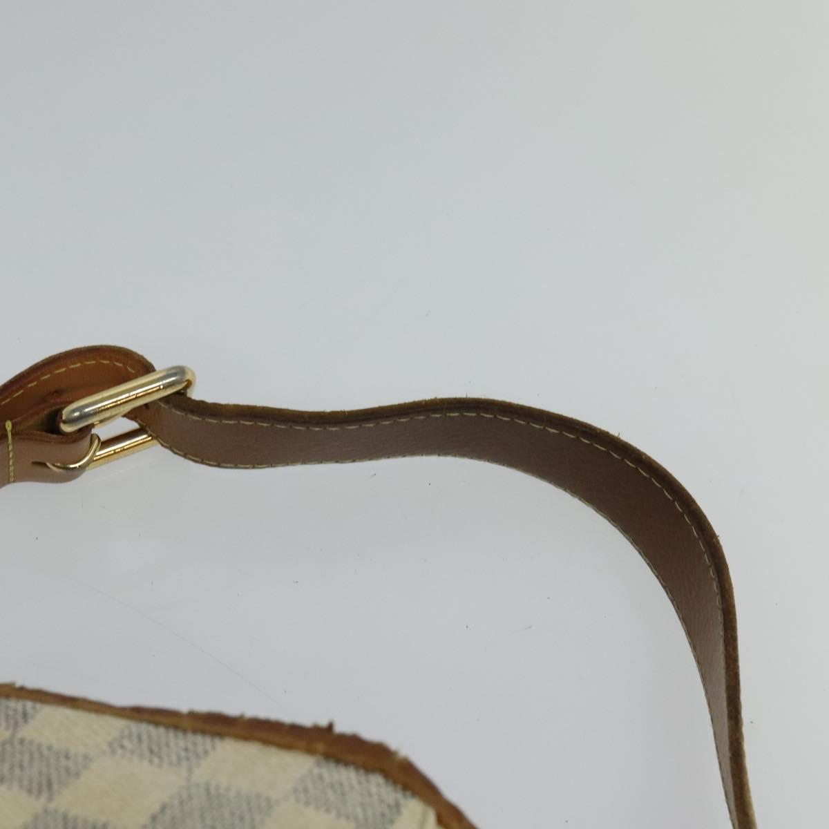 LOUIS VUITTON Damier Azur Galliera PM Shoulder Bag N55215 LV Auth 123282