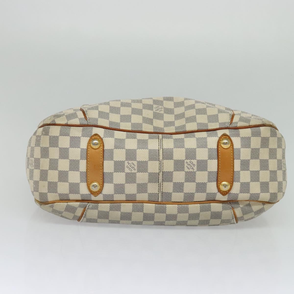 LOUIS VUITTON Damier Azur Galliera PM Shoulder Bag N55215 LV Auth 123282