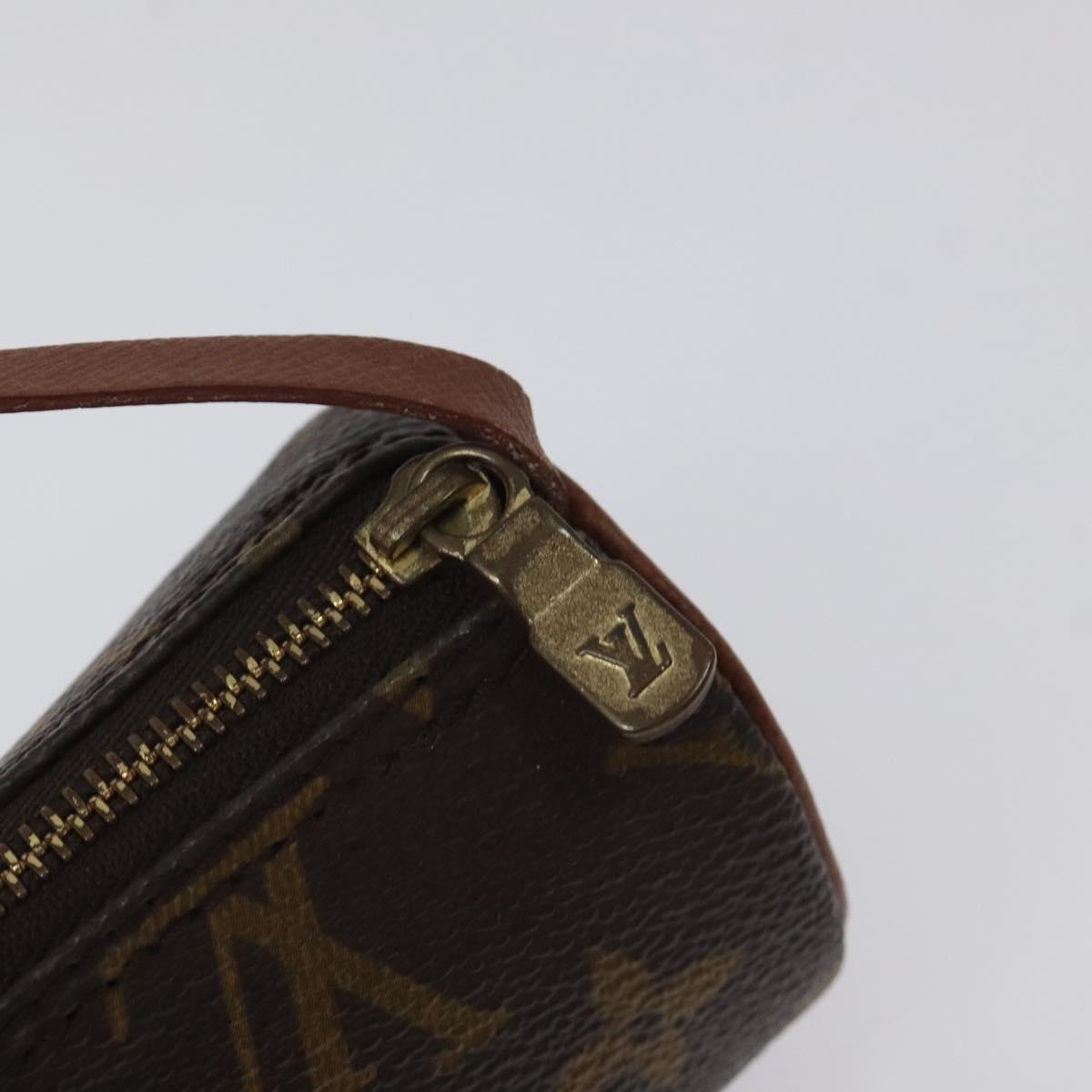 LOUIS VUITTON Monogram Papillon Pouch LV Auth 123297