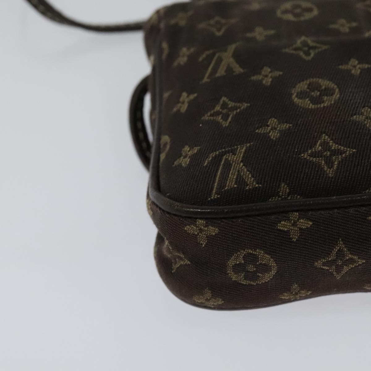 LOUIS VUITTON Monogram Mini Pochette Cancun Pouch Brown M95313 LV Auth 123306