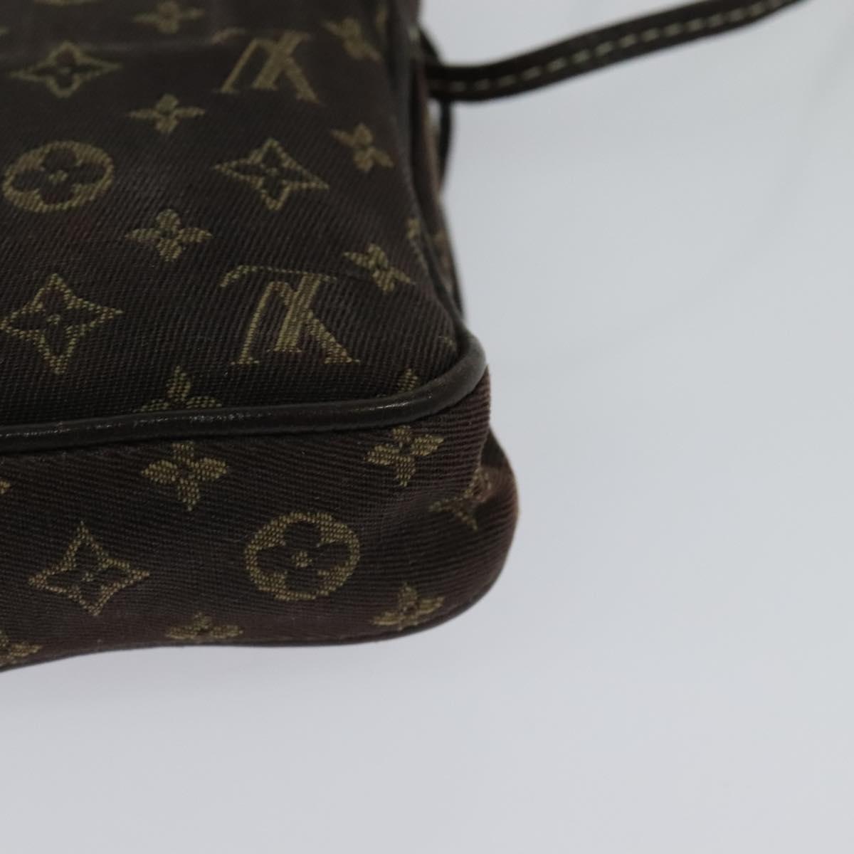 LOUIS VUITTON Monogram Mini Pochette Cancun Pouch Brown M95313 LV Auth 123306