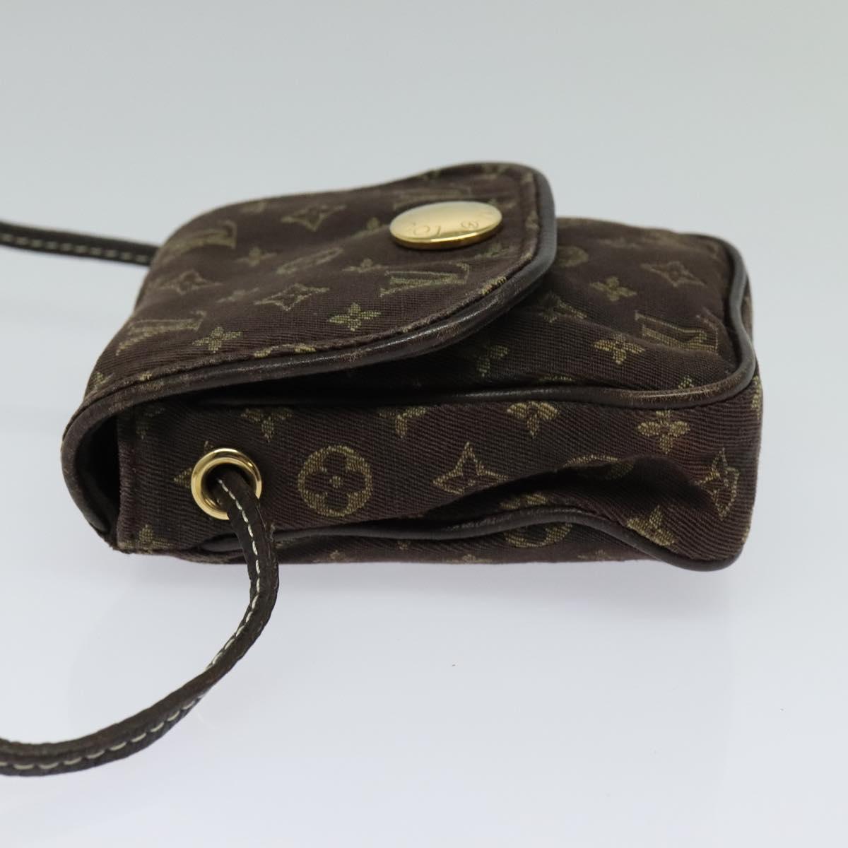 LOUIS VUITTON Monogram Mini Pochette Cancun Pouch Brown M95313 LV Auth 123306