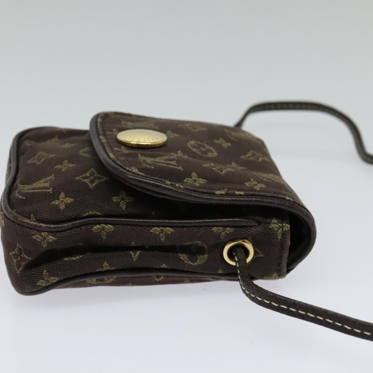 LOUIS VUITTON Monogram Mini Pochette Cancun Pouch Brown M95313 LV Auth 123306