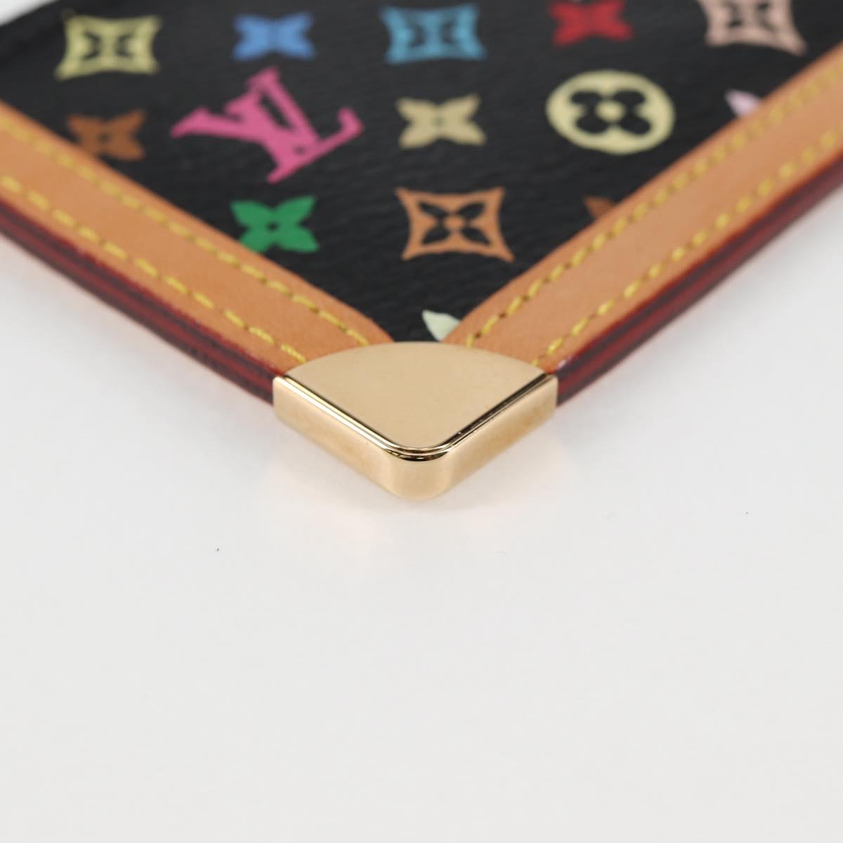 LOUIS VUITTON Monogram Multicolor Pochette Cles Coin Purse M13664 Auth 123308AV