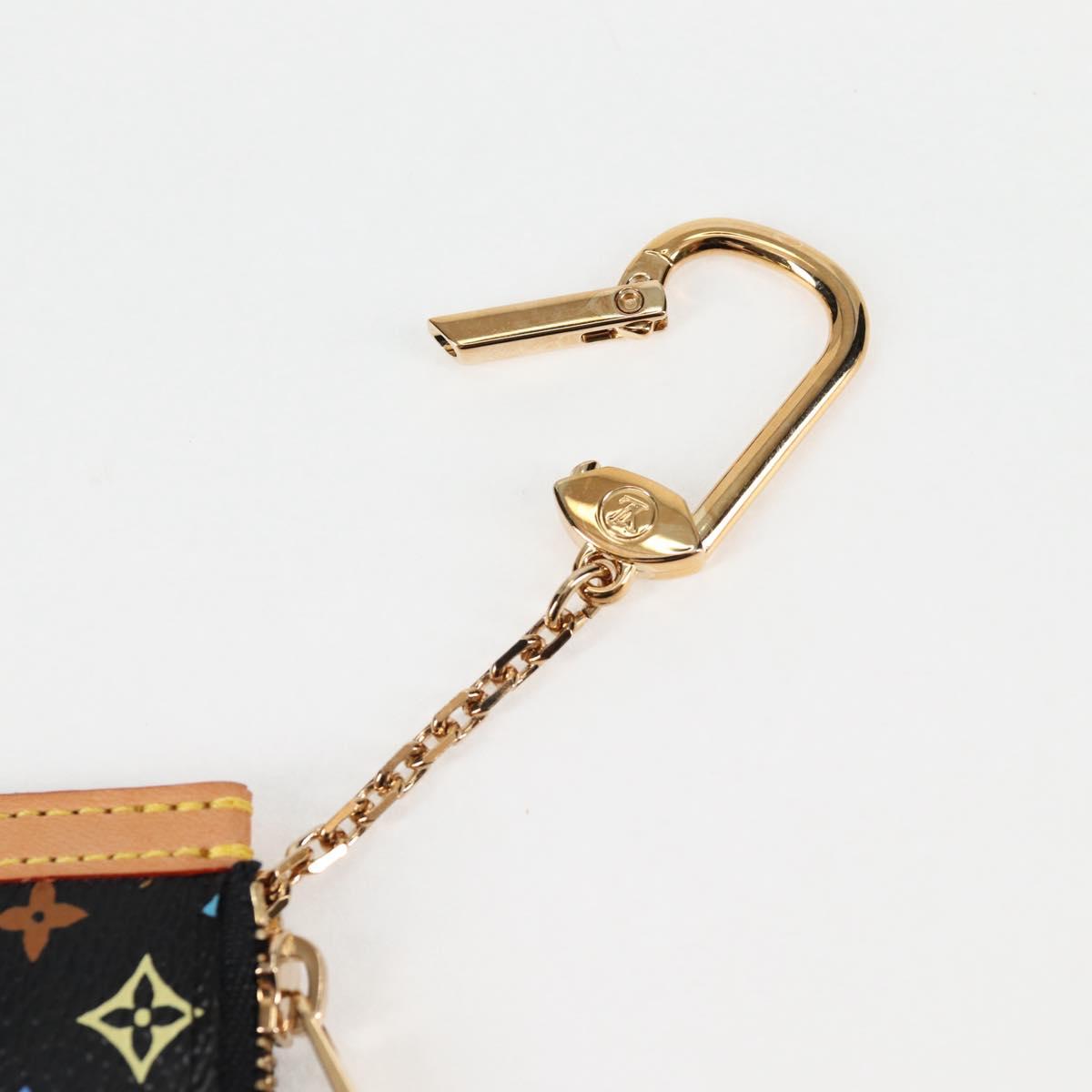 LOUIS VUITTON Monogram Multicolor Pochette Cles Coin Purse M13664 Auth 123308AV