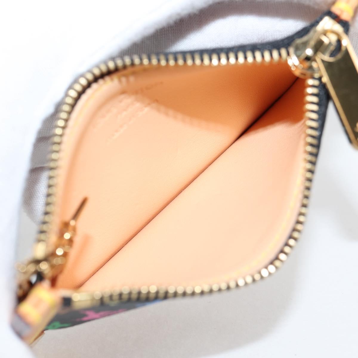 LOUIS VUITTON Monogram Multicolor Pochette Cles Coin Purse M13664 Auth 123308AV