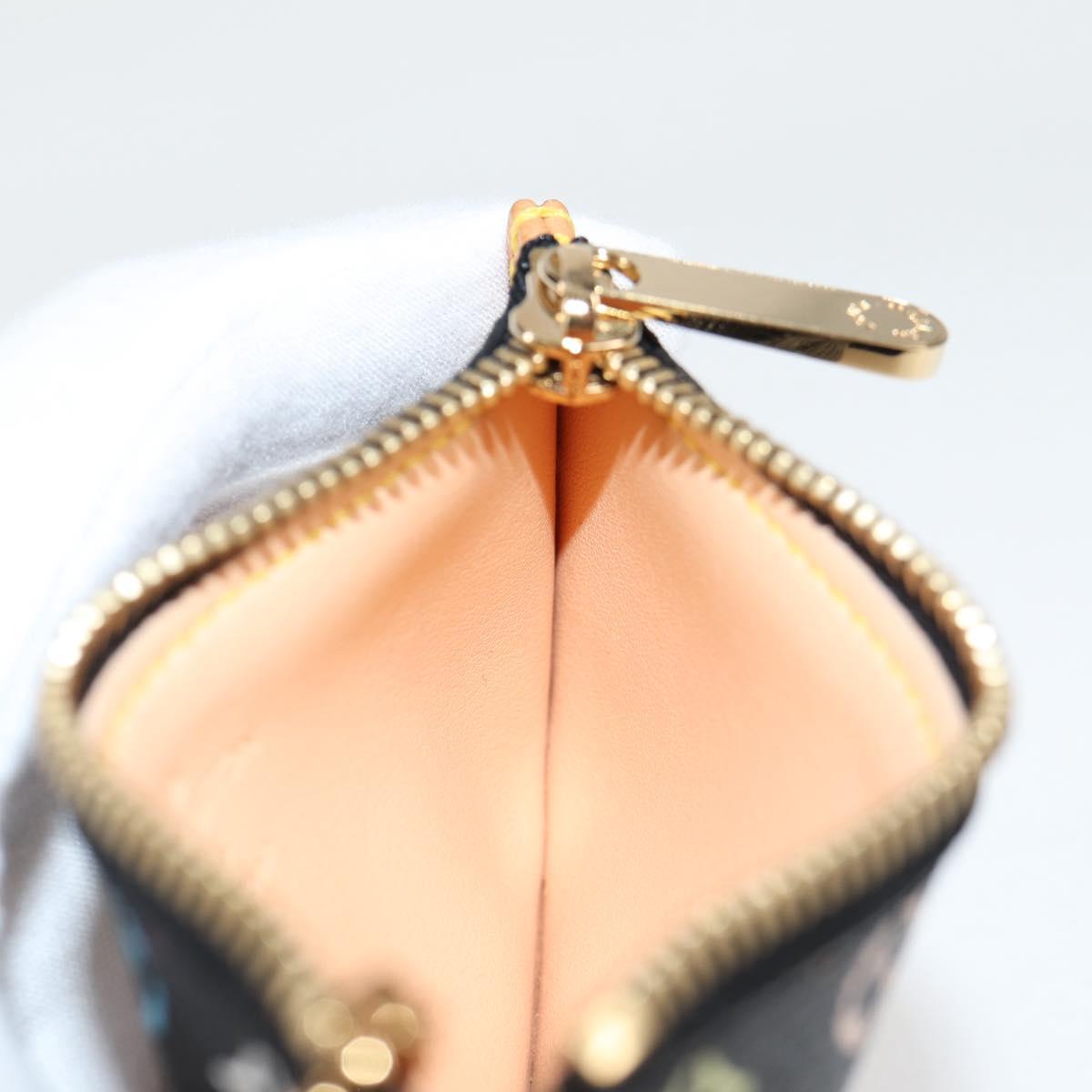 LOUIS VUITTON Monogram Multicolor Pochette Cles Coin Purse M13664 Auth 123308AV