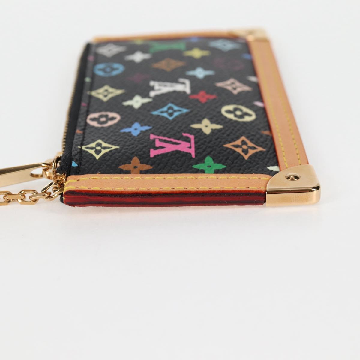 LOUIS VUITTON Monogram Multicolor Pochette Cles Coin Purse M13664 Auth 123308AV