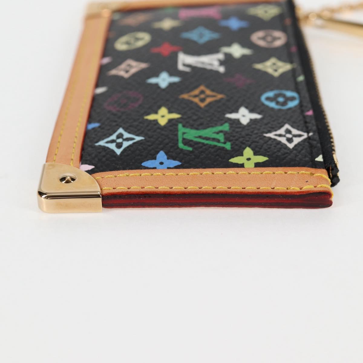 LOUIS VUITTON Monogram Multicolor Pochette Cles Coin Purse M13664 Auth 123308AV