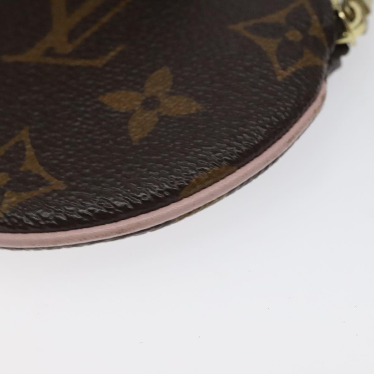LOUIS VUITTON Monogram Vivienne Porte Monnaie Round Purse M69057 LV Auth 123310