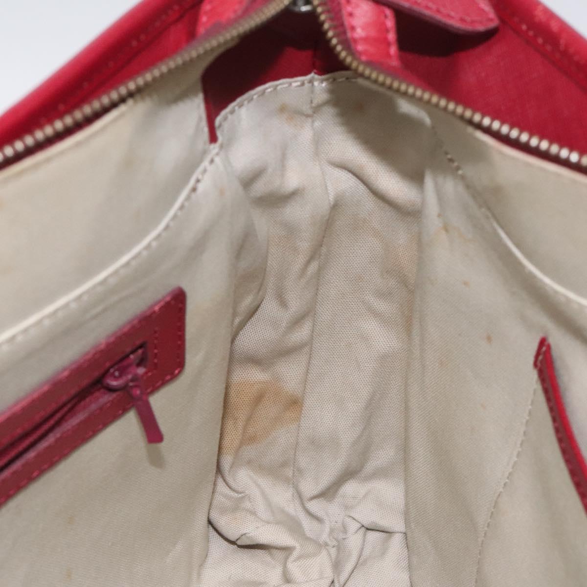 BURBERRY Nova Check Tote Bag Canvas Beige Auth 123324