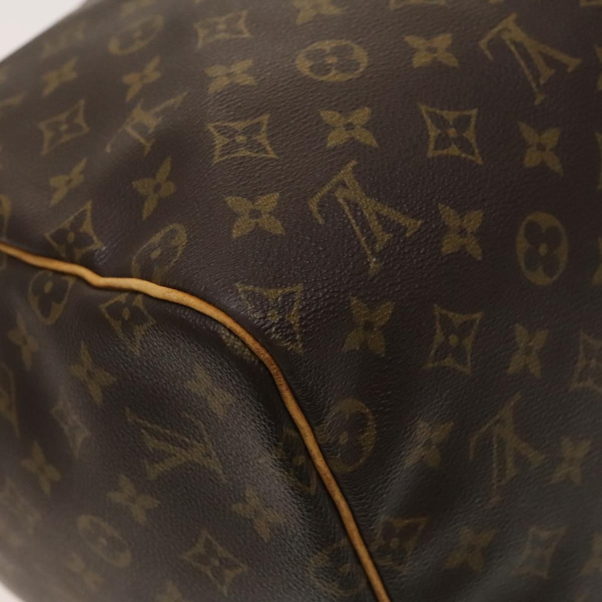 LOUIS VUITTON Monogram Keepall 55 Boston Bag M41424 LV Auth 123333