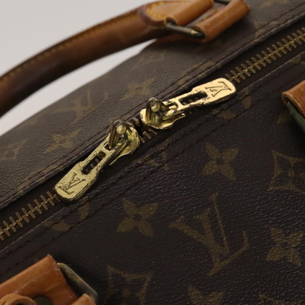 LOUIS VUITTON Monogram Keepall 55 Boston Bag M41424 LV Auth 123333