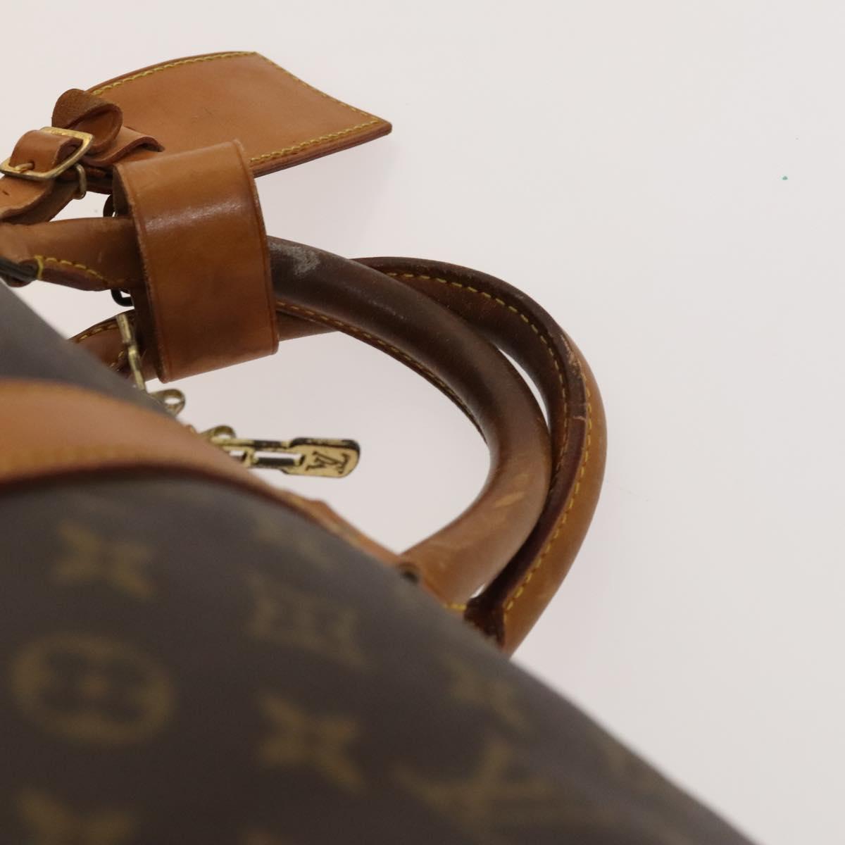 LOUIS VUITTON Monogram Keepall 55 Boston Bag M41424 LV Auth 123333