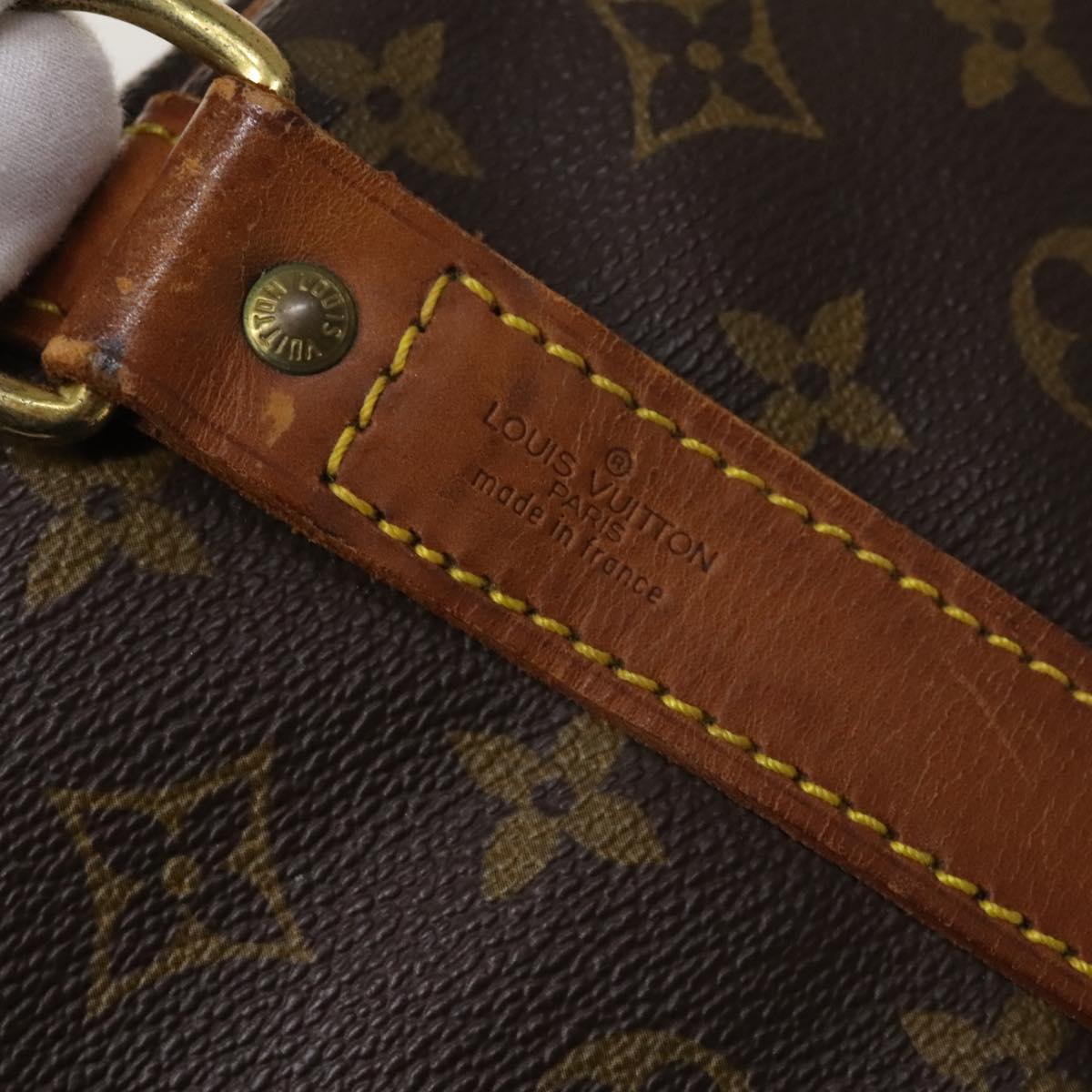 LOUIS VUITTON Monogram Keepall Bandouliere 60 Boston Bag M41412 LV Auth 123340