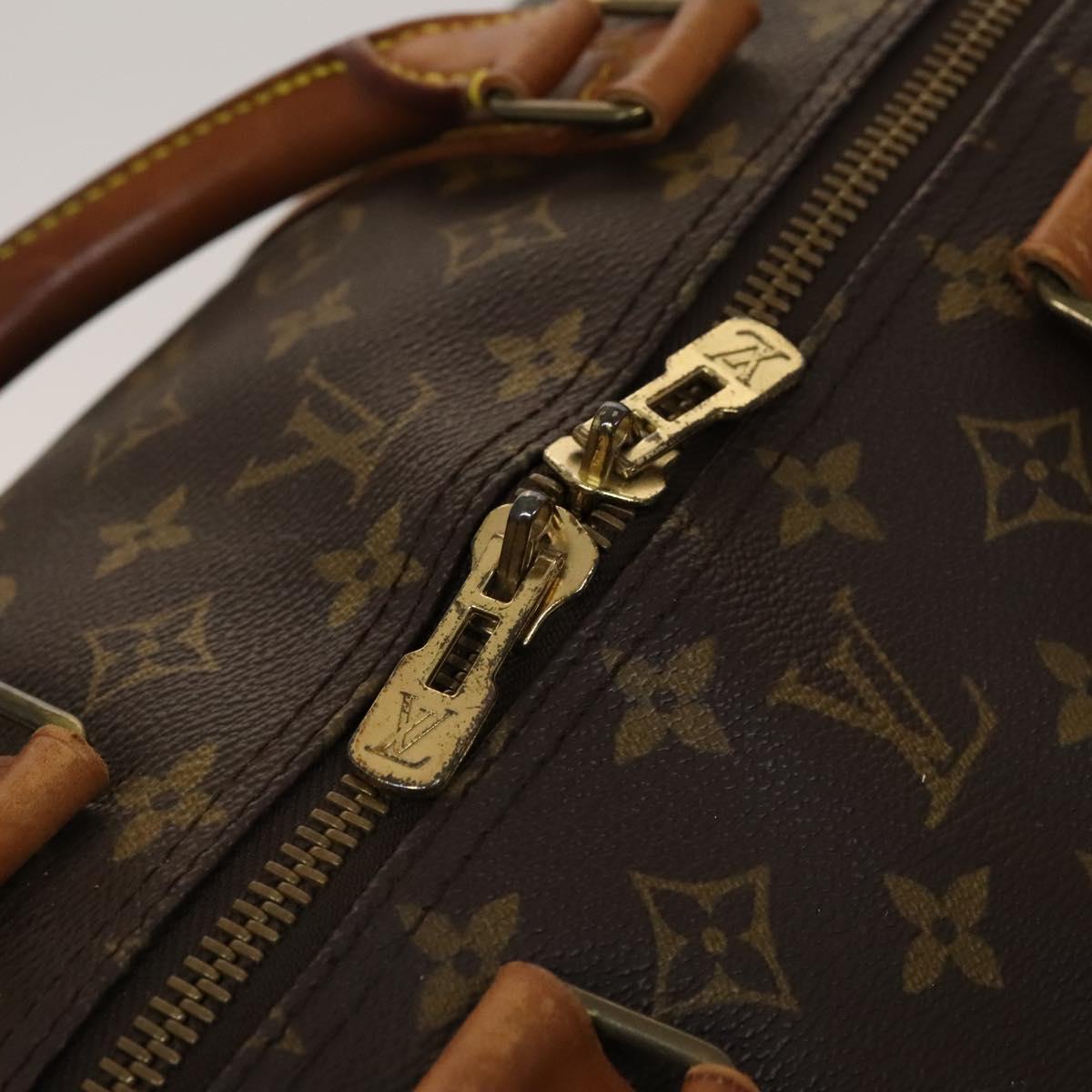 LOUIS VUITTON Monogram Keepall Bandouliere 60 Boston Bag M41412 LV Auth 123340