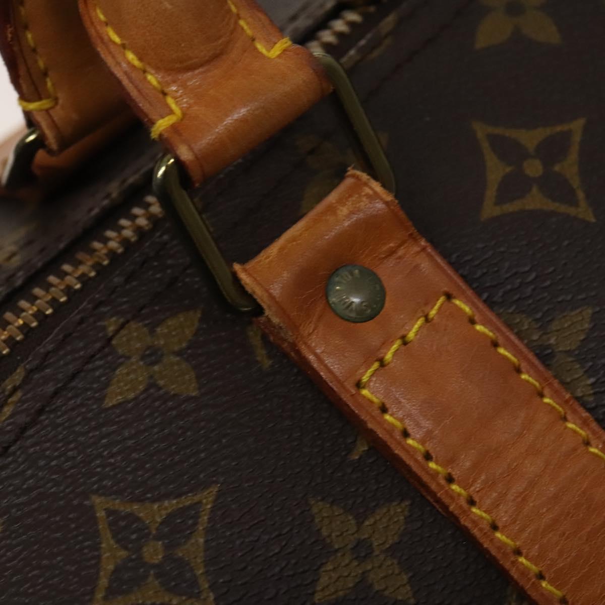 LOUIS VUITTON Monogram Keepall 60 Boston Bag M41422 LV Auth 123341