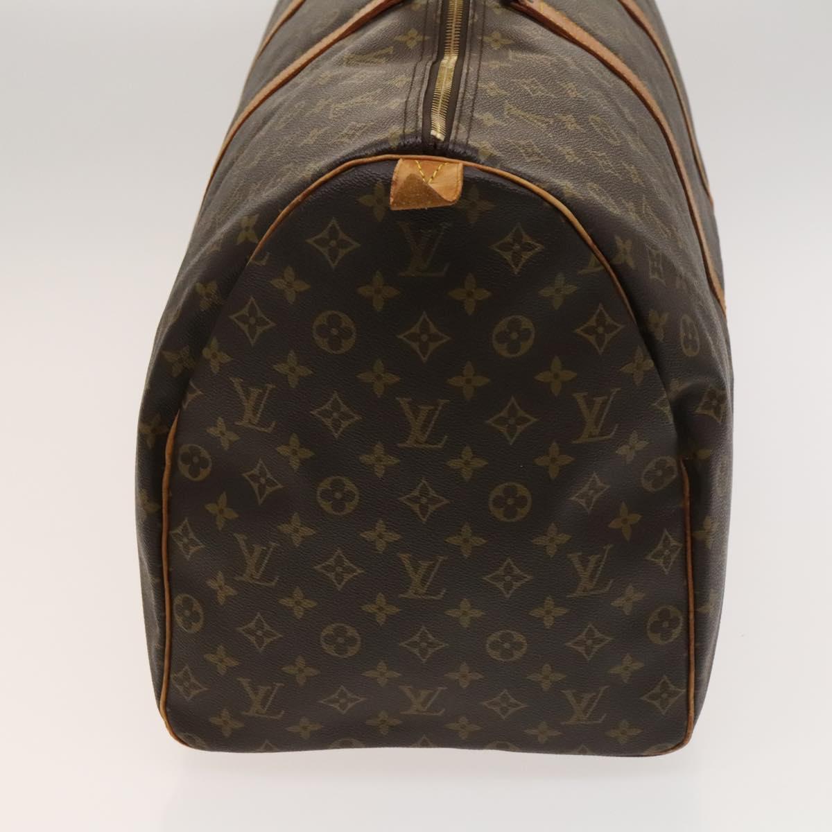 LOUIS VUITTON Monogram Keepall 60 Boston Bag M41422 LV Auth 123341