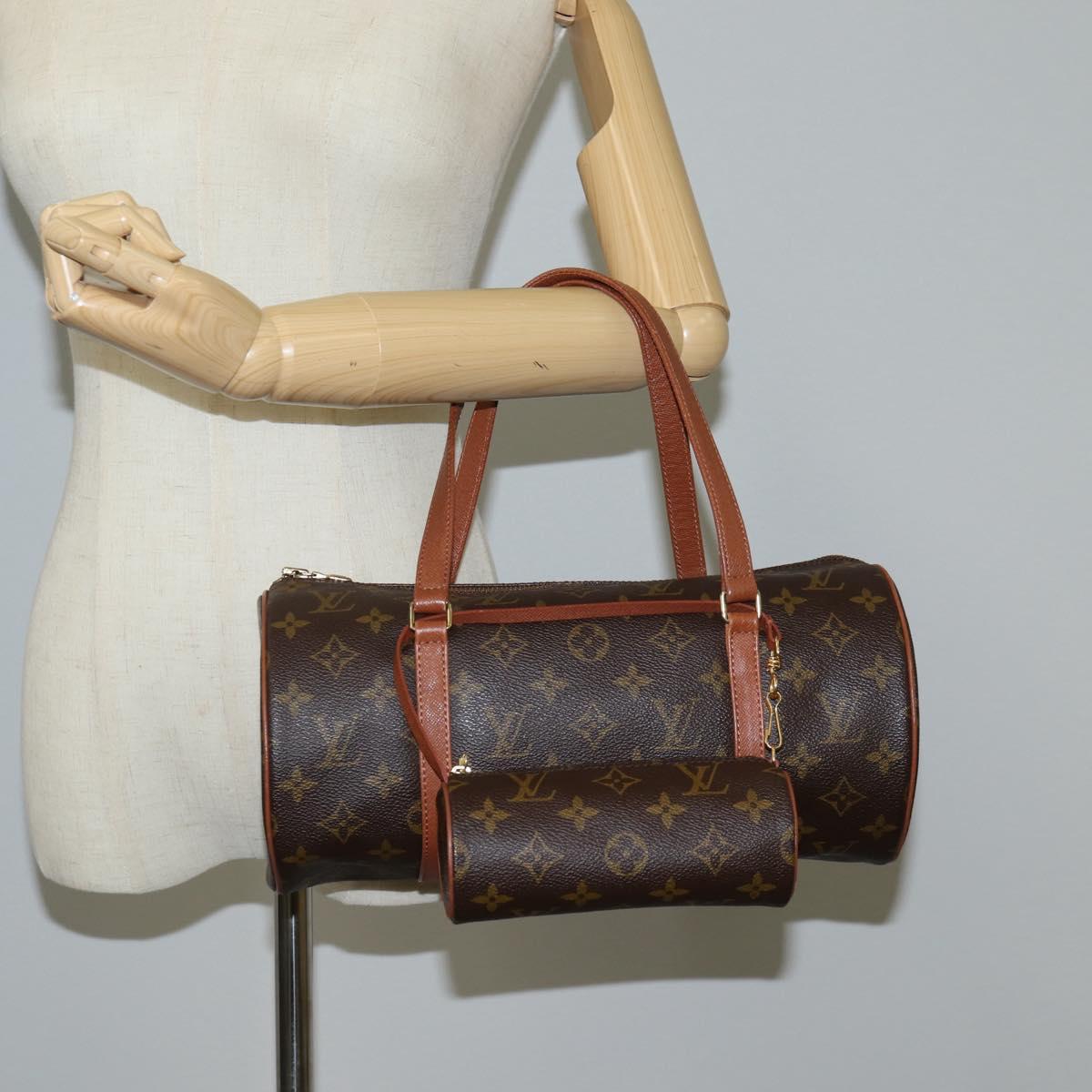 LOUIS VUITTON Monogram Papillon 30 Hand Bag M51385 LV Auth 123347V