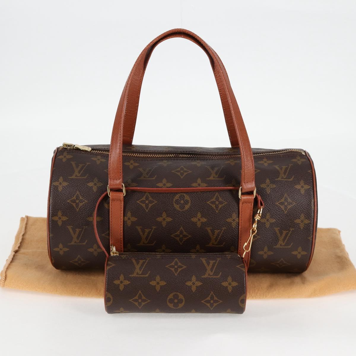 LOUIS VUITTON Monogram Papillon 30 Hand Bag M51385 LV Auth 123347V