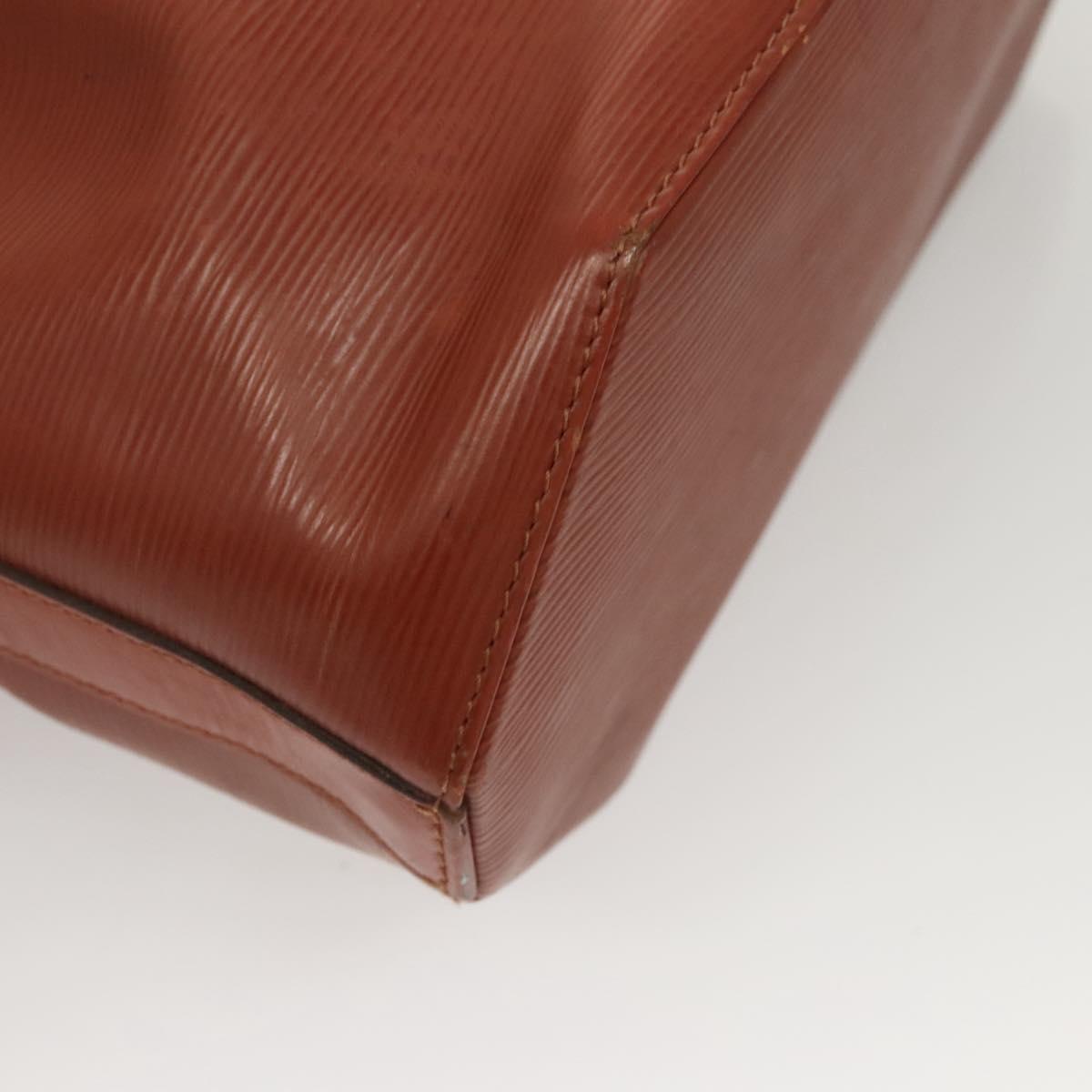 LOUIS VUITTON Epi Sac Depaule GM Shoulder Bag Brown M80193 LV Auth 123400