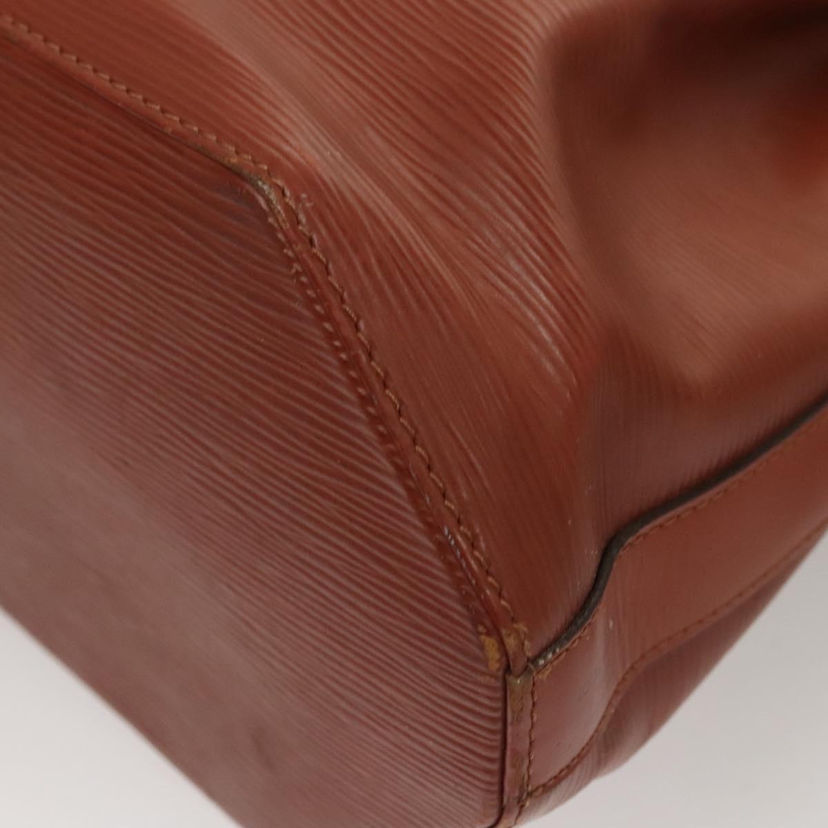 LOUIS VUITTON Epi Sac Depaule GM Shoulder Bag Brown M80193 LV Auth 123400