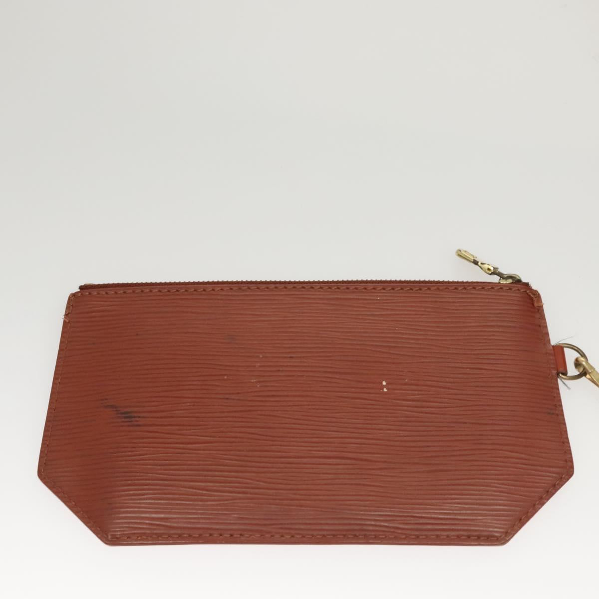 LOUIS VUITTON Epi Sac Depaule GM Shoulder Bag Brown M80193 LV Auth 123400